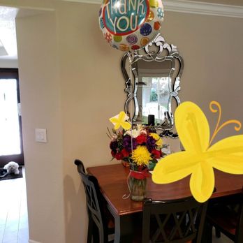 Grand Florist - Florist Choice with added balloon - Florists Near Me - Glendora, California