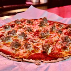 Zaffiro's Pizza - Cheese @ Sausage Pizza