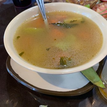Sonsonate Grill - Old bad tasting chicken soup - Salvadoran Near Me - Los Angeles, California