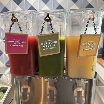 Mendocino Farms - No soft drinks.  No carbonation.  These, plus a black tea and a lemonade. - Salad Near Me - Vacaville, California