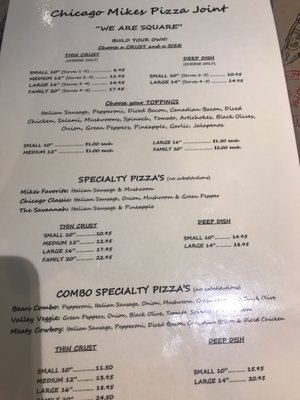 Menu photo 3 Chicago Mikes Pizza Gardnerville, NV Menu photo 3 Chicago Mikes Pizza Gardnerville, NV