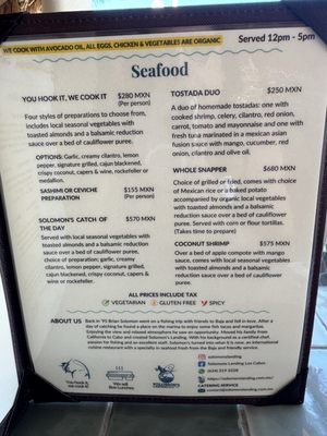 Menu photo 7 Solomon's Landing Cabo San Lucas, BCS Menu photo 7 Solomon's Landing Cabo San Lucas, BCS