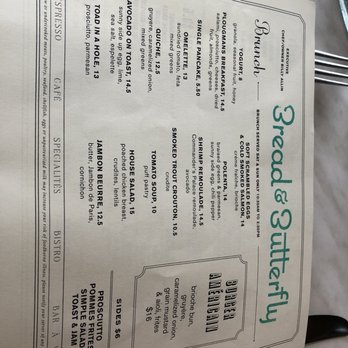 Bread & Butterfly - Front of menu - Breakfast & Brunch Near Me - Atlanta, Georgia Bread & Butterfly - Front of menu - Breakfast & Brunch Near Me - Atlanta, Georgia