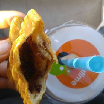 Boba Beast - Cake batter was the stuffing in this one they also offer nutella, red bean and another one but I forgot - Juice Bars & Smoothies Near Me - Gardena, California Boba Beast - Cake batter was the stuffing in this one they also offer nutella, red bean and another one but I forgot - Juice Bars & Smoothies Near Me - Gardena, California