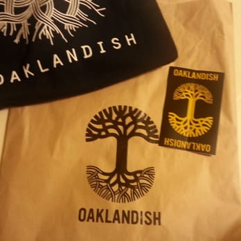 Oaklandish - Oaklandish tee, sticker, and store bag - Men's Clothing Near Me - Oakland, California Oaklandish - Oaklandish tee, sticker, and store bag - Men's Clothing Near Me - Oakland, California