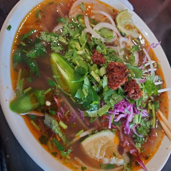 Phở Hub - Bun bo hue plus extra fixins  sooo delicious! - Vietnamese Near Me - Austin, Texas