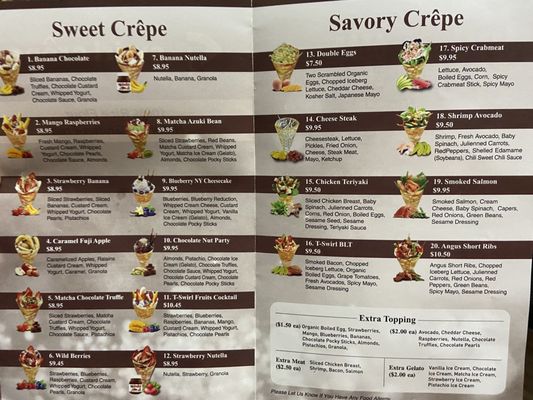 Menu photo 1 T-Swirl Crêpe Philadelphia, PA Menu photo 1 T-Swirl Crêpe Philadelphia, PA