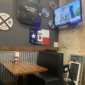 Billy Bob's Burgers Bar & Grill - Interior - Burgers Near Me - Waco, Texas Billy Bob's Burgers Bar & Grill - Interior - Burgers Near Me - Waco, Texas