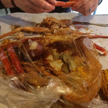 Snow & Crab - I forgot the before picture! Snow Crab with add on of potatoes and corn - Shaved Ice Near Me - Temecula, California Snow & Crab - I forgot the before picture! Snow Crab with add on of potatoes and corn - Shaved Ice Near Me - Temecula, California