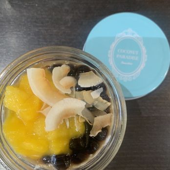 Coconut Paradise - Create DIY - Choose 3 toppings to make your own coconut dessert - Desserts Near Me - Carrollton, Texas Coconut Paradise - Create DIY - Choose 3 toppings to make your own coconut dessert - Desserts Near Me - Carrollton, Texas