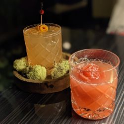 Pop-Up Cocktail Lounge - Spiced LA Daisy and Beverly Rose cocktails