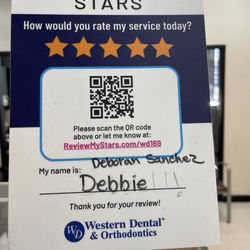 Western Dental & Orthodontics - Sat on her rear without coming out to address my concerns....