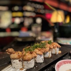 Mr. H - Garlic shrimp sushi