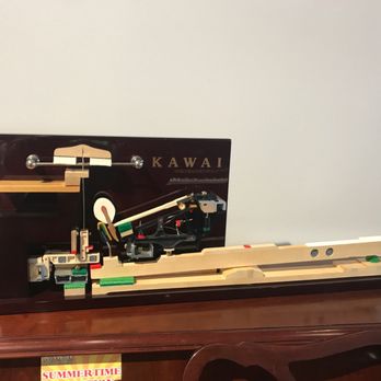 Kawai Piano Gallery - Piano key mechanisms-cool!!! - Piano Stores Near Me - Plano, Texas
