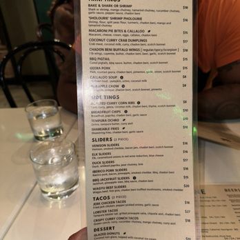 Chadon Beni - Menu - Caribbean Near Me - Toronto, Ontario