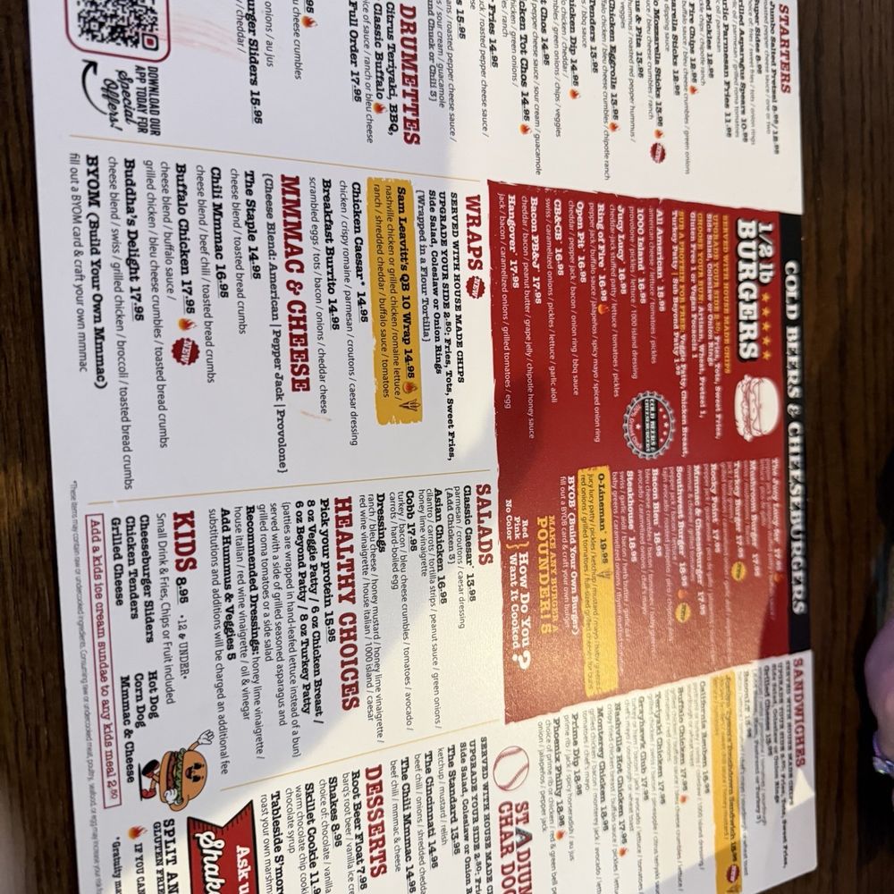 Cold Beers & Cheeseburgers - Menu - American Near Me - Phoenix, Arizona Cold Beers & Cheeseburgers - Menu - American Near Me - Phoenix, Arizona
