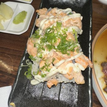 Tanuki - Baked salmon roll - Sushi Bars Near Me - San Diego, California Tanuki - Baked salmon roll - Sushi Bars Near Me - San Diego, California