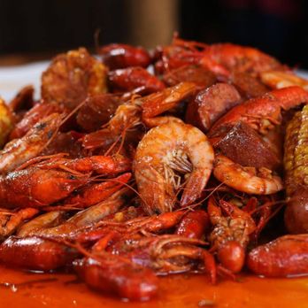 Bubbas Crab House - a pile of shrimp and corn on a plate - Cajun/Creole Near Me - Rowland Heights, California Bubbas Crab House - a pile of shrimp and corn on a plate - Cajun/Creole Near Me - Rowland Heights, California