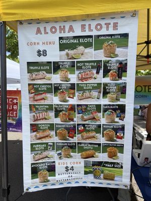 Menu photo 1 Aloha Elote Kapolei, HI