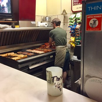 Top Dog - Prepping our hot dogs! - Hot Dogs Near Me - Berkeley, California Top Dog - Prepping our hot dogs! - Hot Dogs Near Me - Berkeley, California
