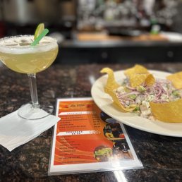 Margarita on The rocks Ceviche mixto Margarita on The rocks Ceviche mixto