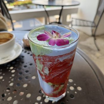 Urth Caffe - NEW! Aloha Matcha Iced - Coffee & Tea Near Me - Laguna Beach, California