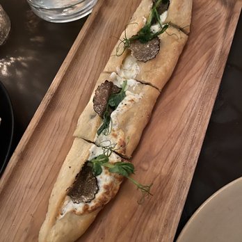 Byblos Miami - Black truffle pide - Mediterranean Near Me - Miami Beach, Florida