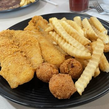 The Depot Cafe - Catfish, hush puppies, crinkle cut fries - American Near Me - Monteagle, Tennessee The Depot Cafe - Catfish, hush puppies, crinkle cut fries - American Near Me - Monteagle, Tennessee