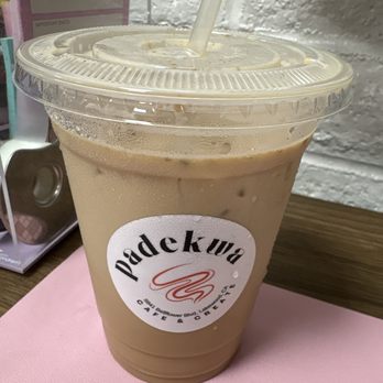 Padekwa - Pecan Praline Latte - Coffee & Tea Near Me - Lakewood, California Padekwa - Pecan Praline Latte - Coffee & Tea Near Me - Lakewood, California