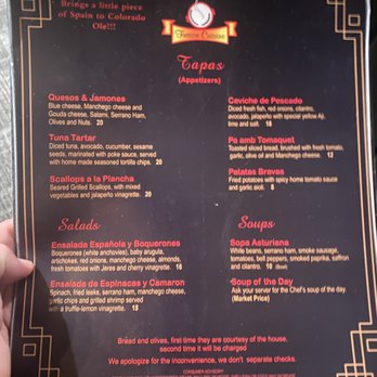 Paellas Restaurant - Tapas - Nov 2022 - Spanish Near Me - Winter Park, Colorado