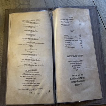 Plough Inn - Menu 4/23 - Pubs Near Me - York, YOR