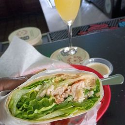 Lobster Caesar Wrap