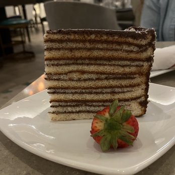 Poets Modern Cocktails and Eats - Smith island cake - New American Near Me - Baltimore, Maryland
