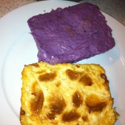 Red Ribbon Cake Shop and Catering - Ube and cassava cake