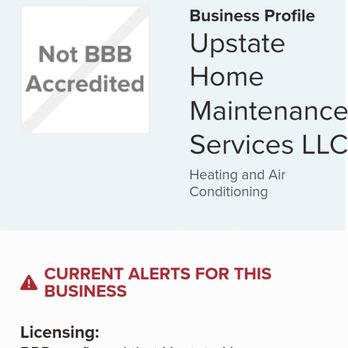 Upstate Home Maintenance Services - BEWARE. IT ONLY COST ME 125.00 TO FIND OUT WHY. ACCORDING TO MORGAN. - Heating & Air Conditioning/HVAC Near Me - Roebuck, South Carolina