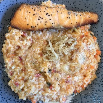 St. Kilda Collective - Salmon Risotto - Cafes Near Me - West Des Moines, Iowa