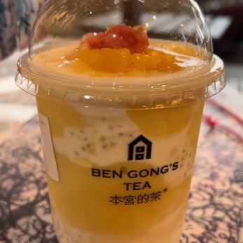 BenGong's Tea - Arcadia - Mango Pomelo sago - Bubble Tea Near Me - Arcadia, California BenGong's Tea - Arcadia - Mango Pomelo sago - Bubble Tea Near Me - Arcadia, California
