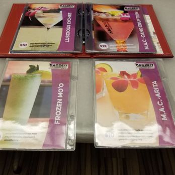 M.A.C. 24/7 - Part of the drink menu - American Near Me - Honolulu, Hawaii