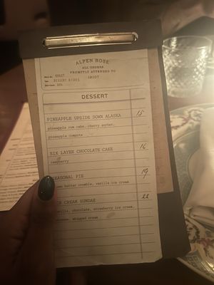 Menu photo 1 Alpen Rose Philadelphia, PA