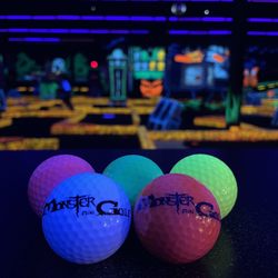 Monster Mini Golf - Glow-in-the-Dark Golf Balls