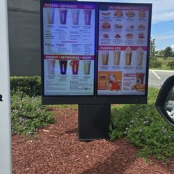 Dunkin' - Drive thru menu