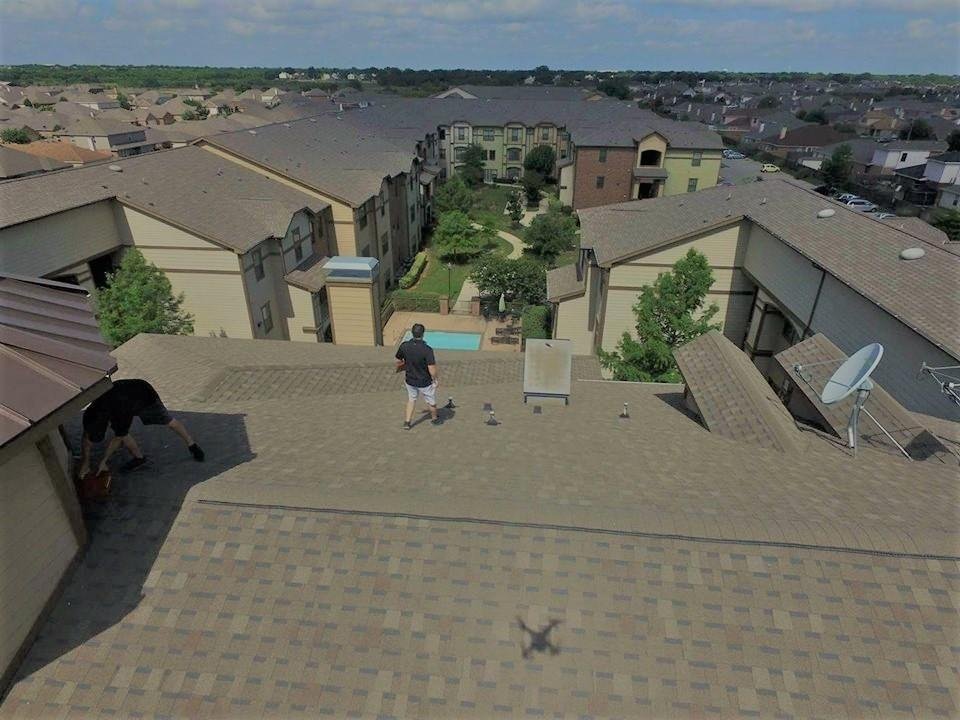 Slide of Drone Roofing & Construction