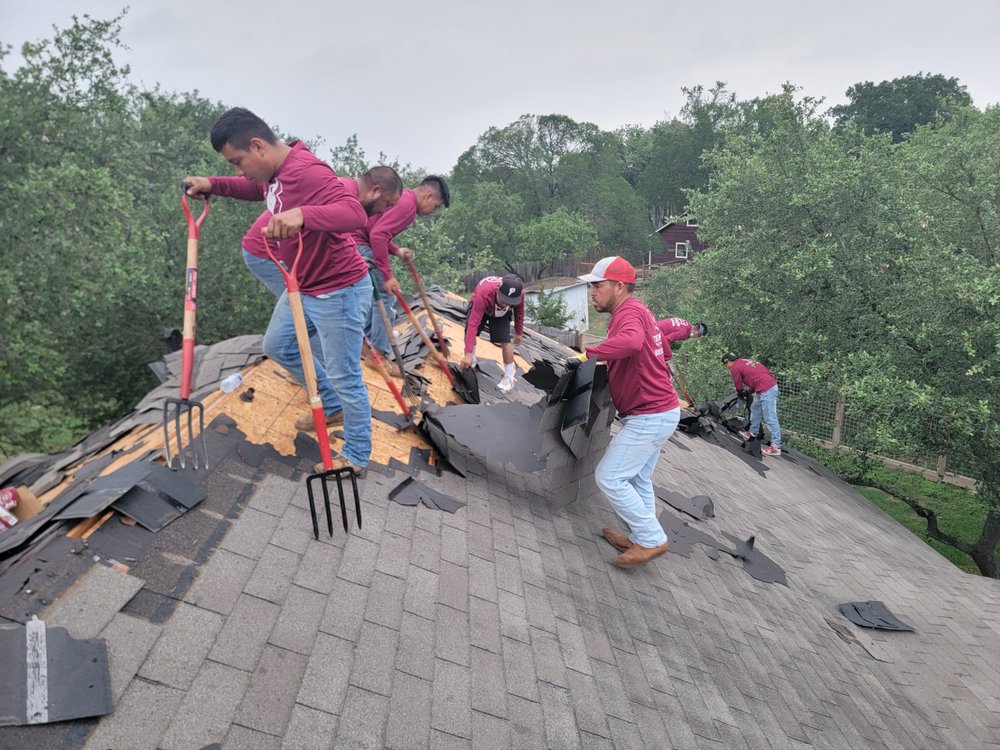 Slide of Tux Roofing