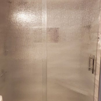 So-Cal Showerdoors - We ordered a sliding barn door in rain glass with chrome finishes. - Glass & Mirrors Near Me - Ontario, California So-Cal Showerdoors - We ordered a sliding barn door in rain glass with chrome finishes. - Glass & Mirrors Near Me - Ontario, California