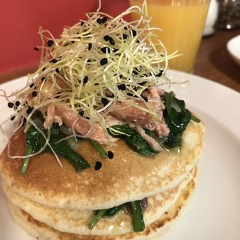 Den Noc - Savory Pancakes with homemade spinach, pork, and garlic - Bistros Near Me - Prague, Puerto Rico