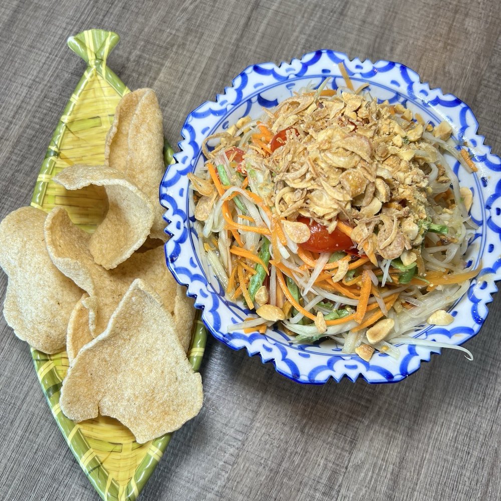 Saigon PAI - Papaya Salad with shrimp - Thai Near Me - Toronto, Ontario Saigon PAI - Papaya Salad with shrimp - Thai Near Me - Toronto, Ontario