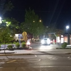 Wendy's - The drive area is always active, this is a favorite fast food place.