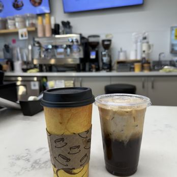 Rocklin Donuts & Cinnamon - Large hot white mocha & iced Vietnamese coffee - Donuts Near Me - Rocklin, California Rocklin Donuts & Cinnamon - Large hot white mocha & iced Vietnamese coffee - Donuts Near Me - Rocklin, California