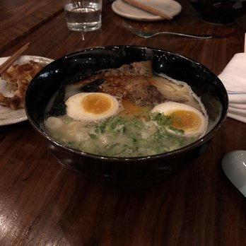 Pagu - Pork ramen - very small portion but DELICIOUS pork. - Japanese Near Me - Cambridge, Massachusetts