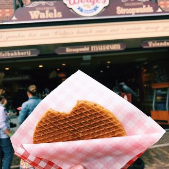 Woltje's - This huge stroopwafel filled with caramel was to DIE for - Desserts Near Me - Volendam, New Hampshire
